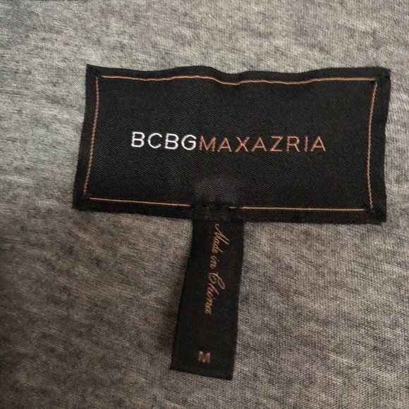 BCBG Grey Jacket/Blazer with Draped Back Sz M - Picture 3 of 4